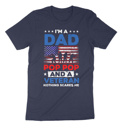 Navy Dad Veteran T-Shirt#color_navy