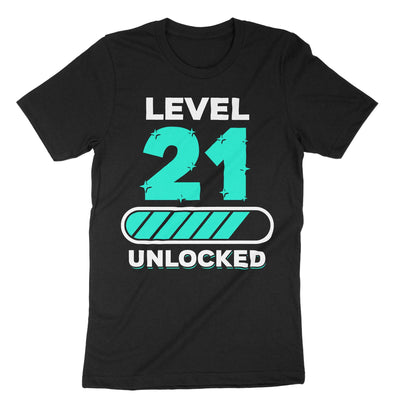 Black Level 21 Unlocked T-Shirt#color_black