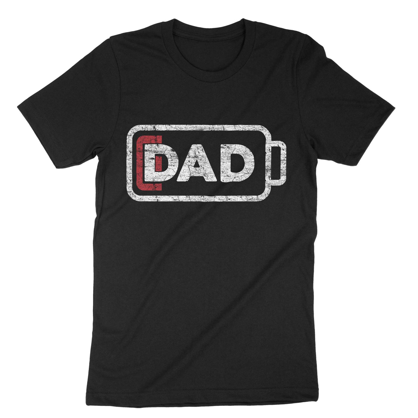 Black Tired Dad T-Shirt#color_black