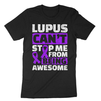 Black Lupus Can't Stop Me From Being Awesome T-Shirt#color_black