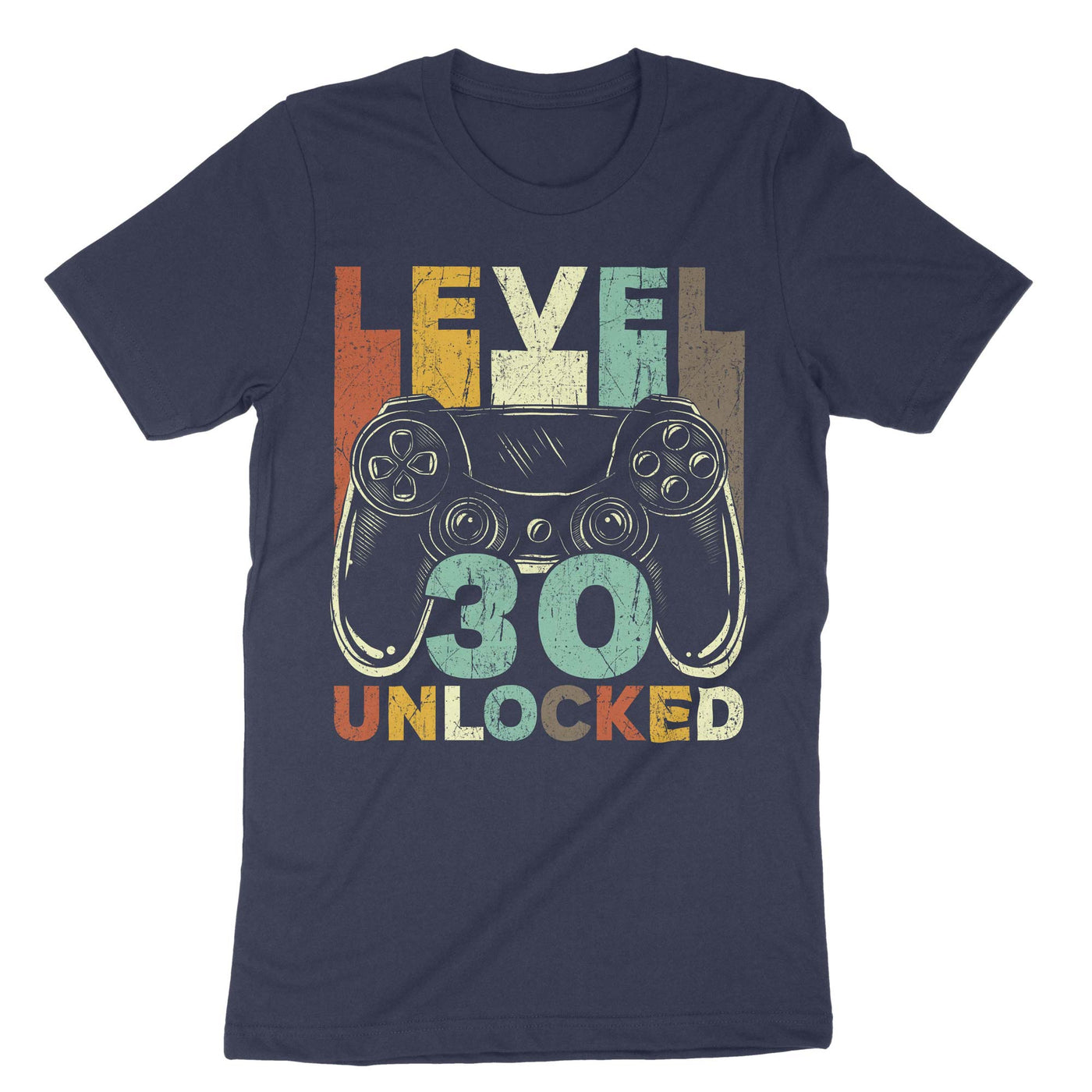 Navy Level 30 Unlocked T-Shirt#color_navy