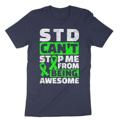 Navy Std Can't Stop Me From Being Awesome T-Shirt#color_navy