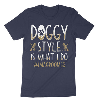Navy Doggy Style Is What I Do T-Shirt#color_navy