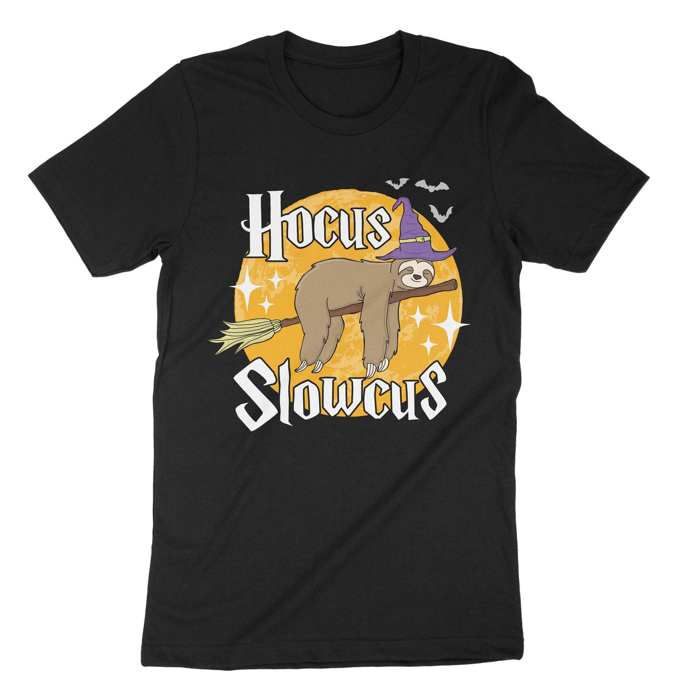 Black Hocus Slowcus T-Shirt#color_black