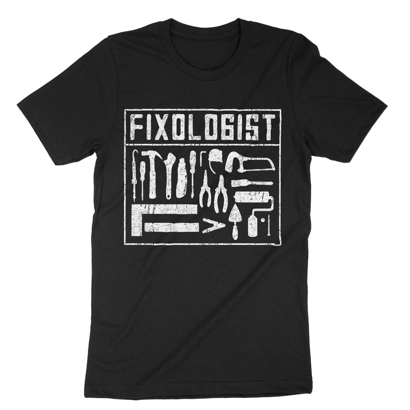 Black Fixologist Repairman T-Shirt#color_black