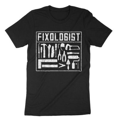 Black Fixologist Repairman T-Shirt#color_black