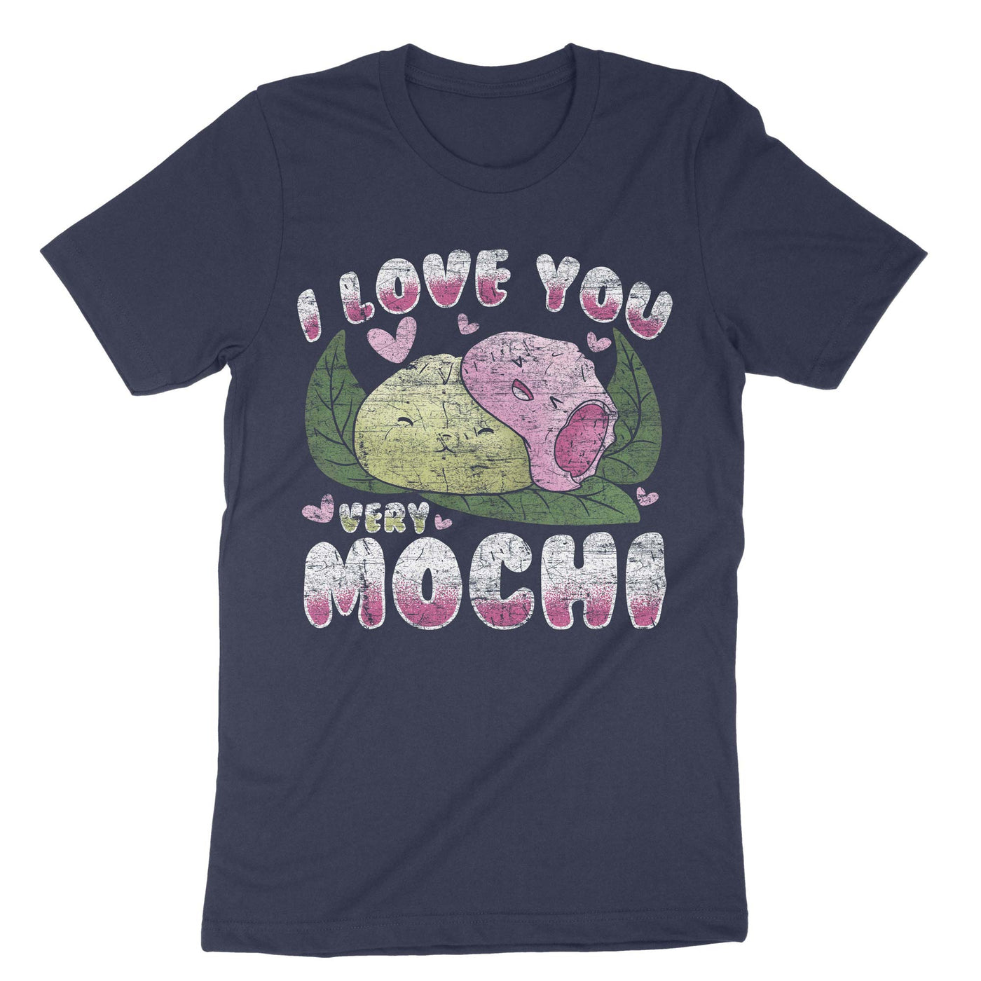 Navy I Love You Very Mochi T-Shirt#color_navy