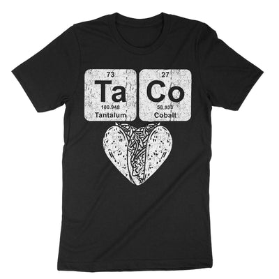 Black Taco Physics T-Shirt#color_black