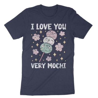 Navy I Love You Very Mochi T-Shirt#color_navy