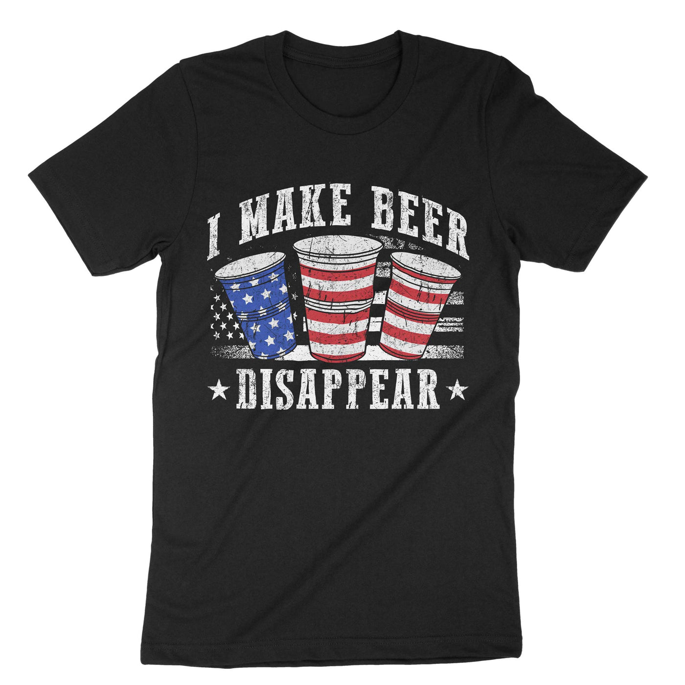 Black I Make Beer Disappear T-Shirt#color_black