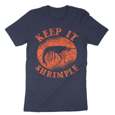 Navy Keep It Shrimple T-Shirt#color_navy