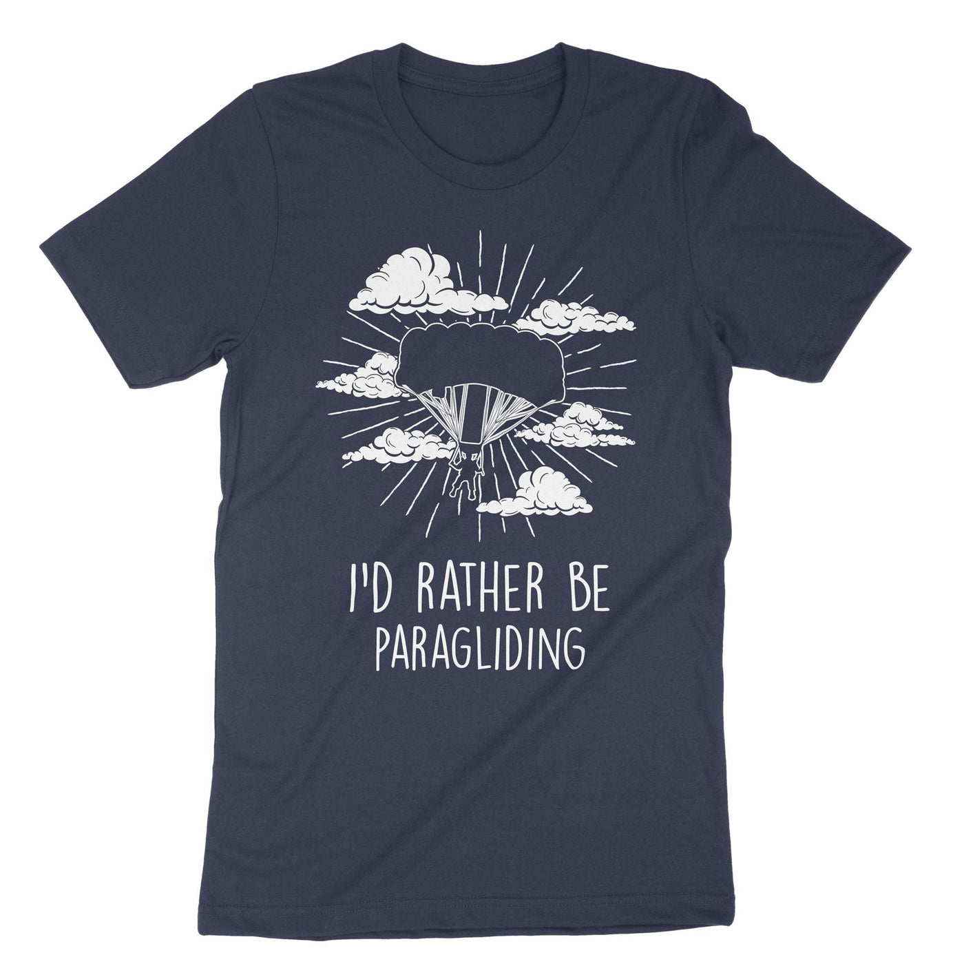 Navy Paragliding Clouds T-Shirt#color_navy