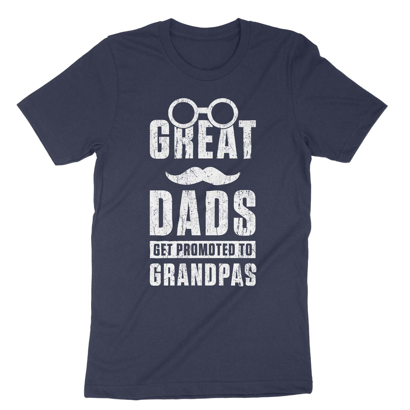 Navy Great Dads Grandpas T-Shirt#color_navy