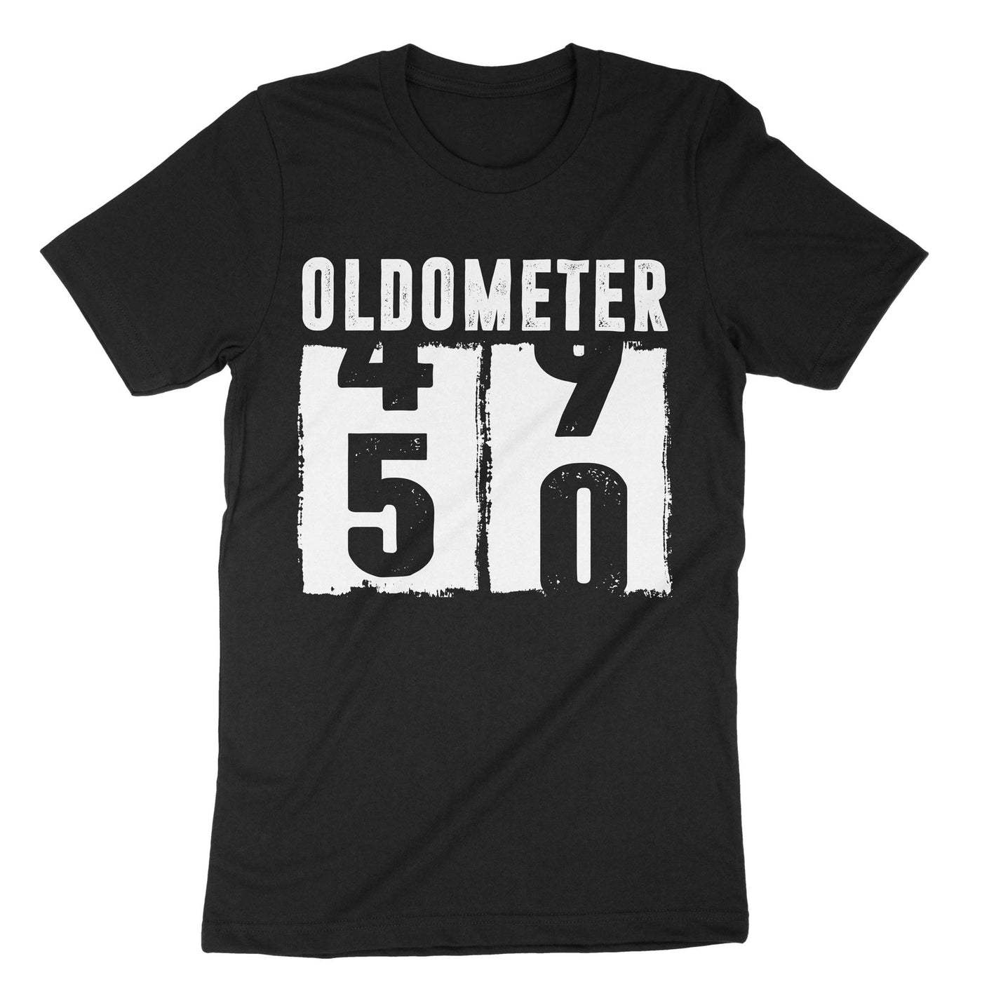 Black Oldometer 50 T-Shirt#color_black