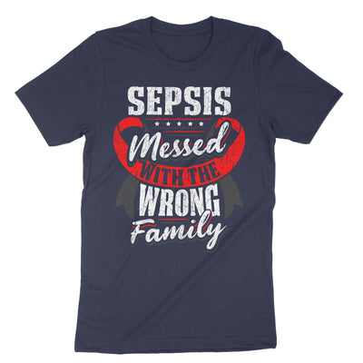 Navy Sepsis Messed With The Wrong Family T-Shirt#color_navy