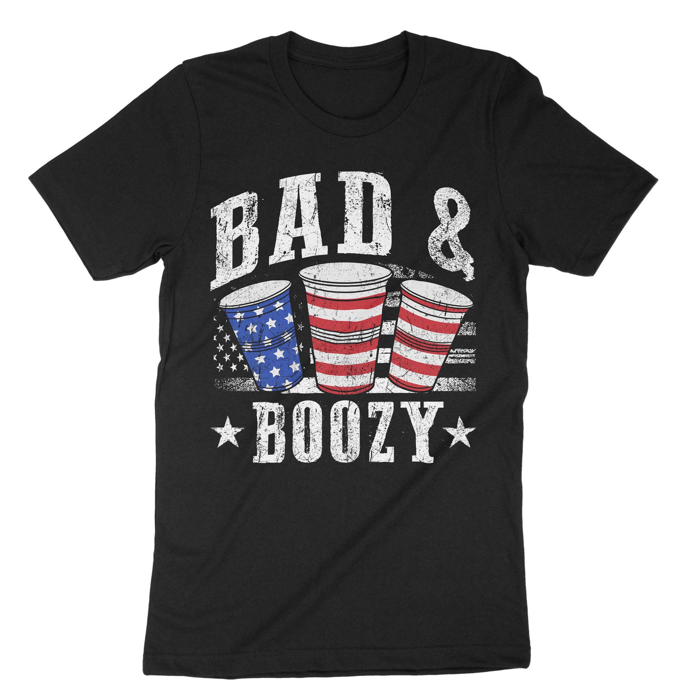 Black Bad ' Boozy T-Shirt#color_black