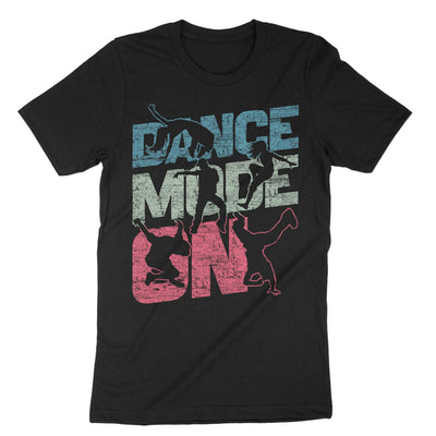 Black Dance Mode On T-Shirt#color_black