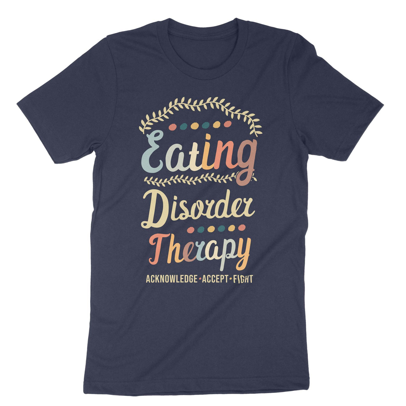 Navy Eating Disorder Therapy T-Shirt#color_navy