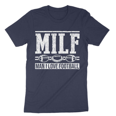 Navy Man I Love Football T-Shirt#color_navy