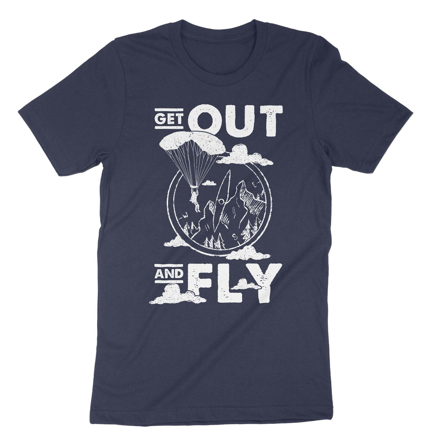 Navy Paragliding Fly T-Shirt#color_navy