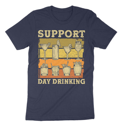 Navy Support Day Drinking T-Shirt#color_navy
