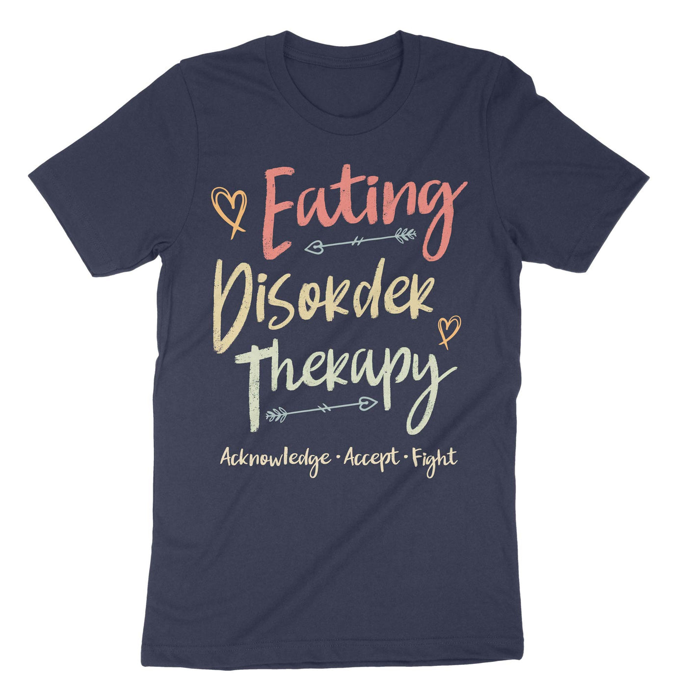 Navy Eating Disorder Therapy T-Shirt#color_navy