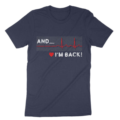 Navy Heart Surgery Cardiologist Heart Doctor T-Shirt#color_navy