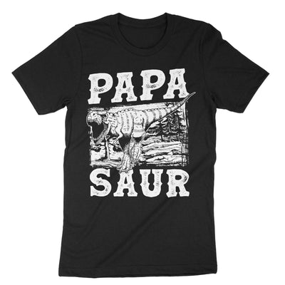 Black Papasaur T-Shirt#color_black