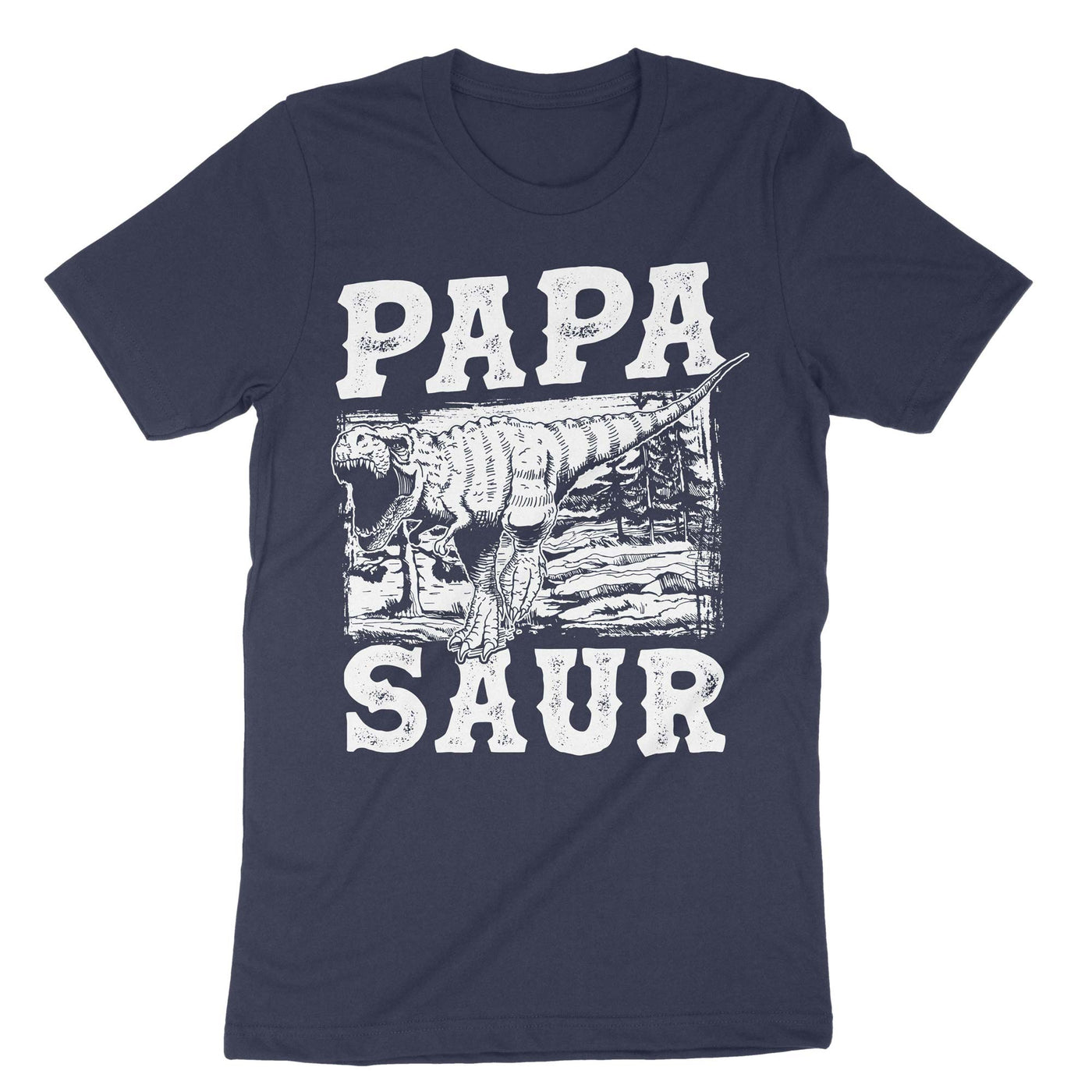 Navy Papasaur T-Shirt#color_navy