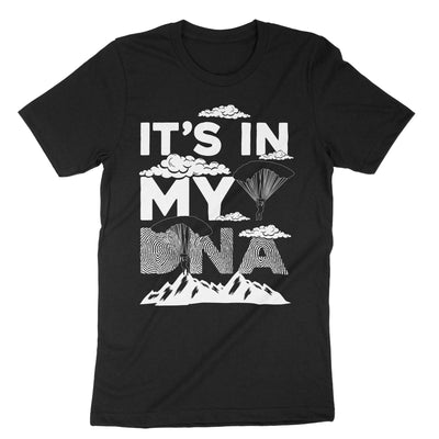 Black Paragliding My Dna T-Shirt#color_black