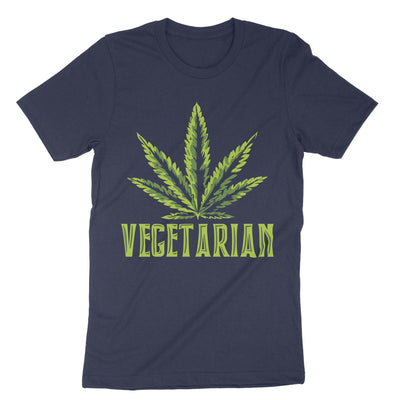 Navy Vegetarian T-Shirt#color_navy