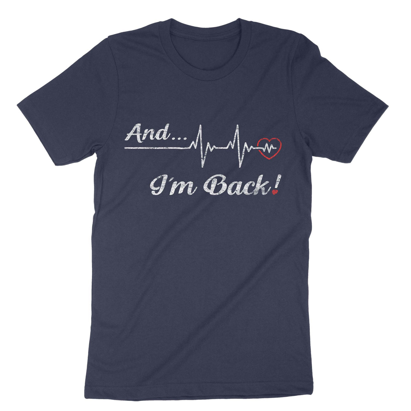 Navy Heart Surgery Cardiologist Heart Doctor T-Shirt#color_navy