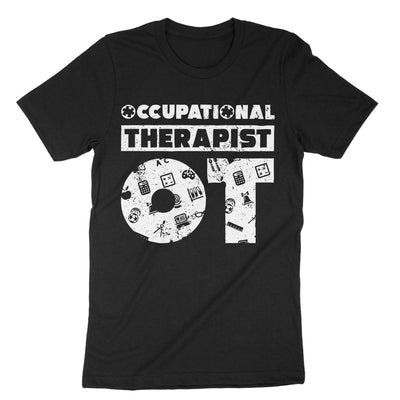 Black Occupational Therapist T-Shirt#color_black