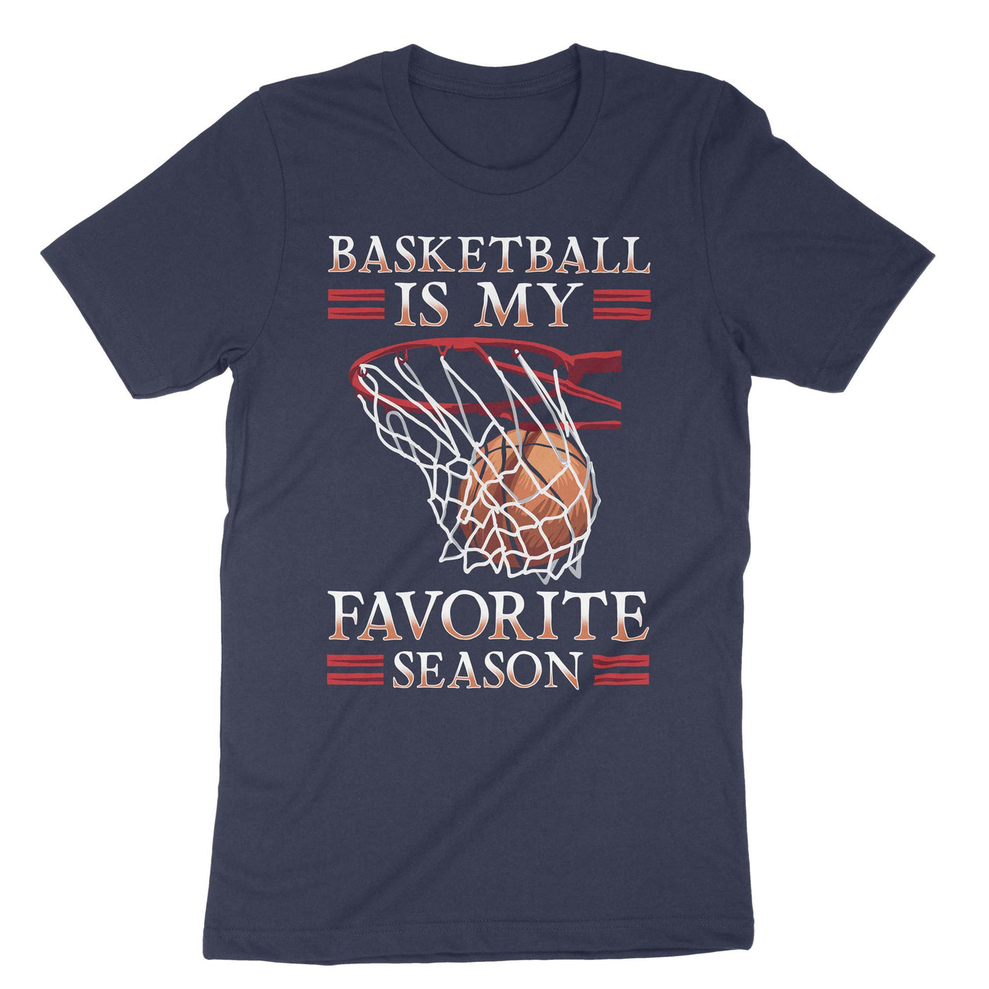 Navy Basketball Is My Favorite Season T-Shirt#color_navy