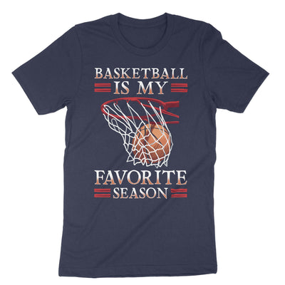 Navy Basketball Is My Favorite Season T-Shirt#color_navy