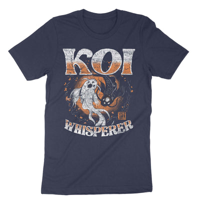 Navy Koi Whisperer T-Shirt#color_navy