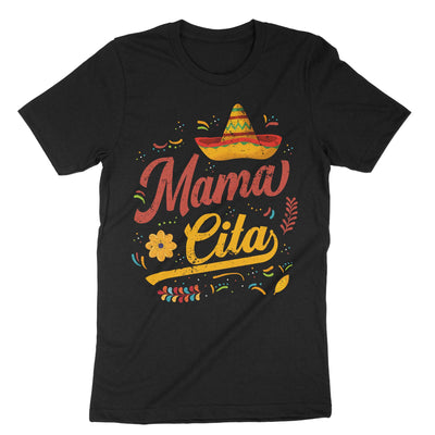 Black Mamacita (cinco De Mayo) T-Shirt#color_black