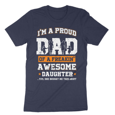 Navy Proud Dad Daughter T-Shirt#color_navy