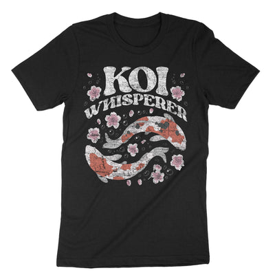 Black Koi Whisperer T-Shirt#color_black