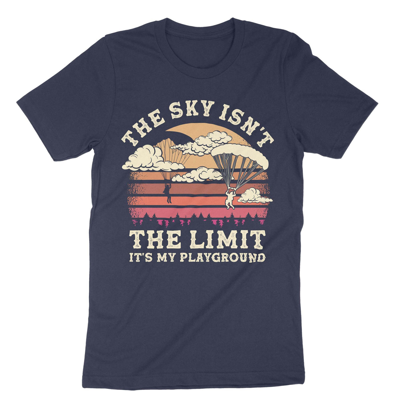 Navy Paragliding Sky Limit T-Shirt#color_navy