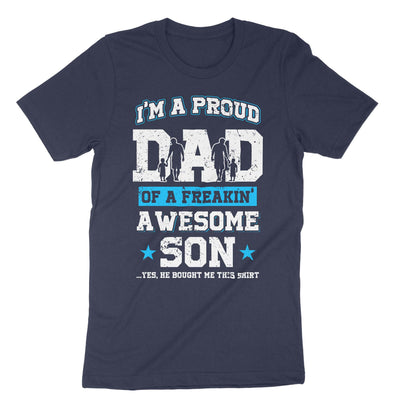 Navy Proud Dad Son T-Shirt#color_navy