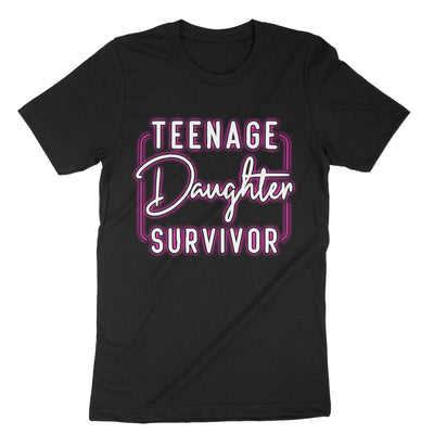 Black Teenage Daughter Survivor T-Shirt#color_black