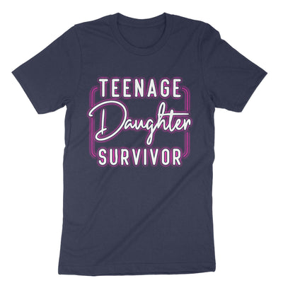 Navy Teenage Daughter Survivor T-Shirt#color_navy