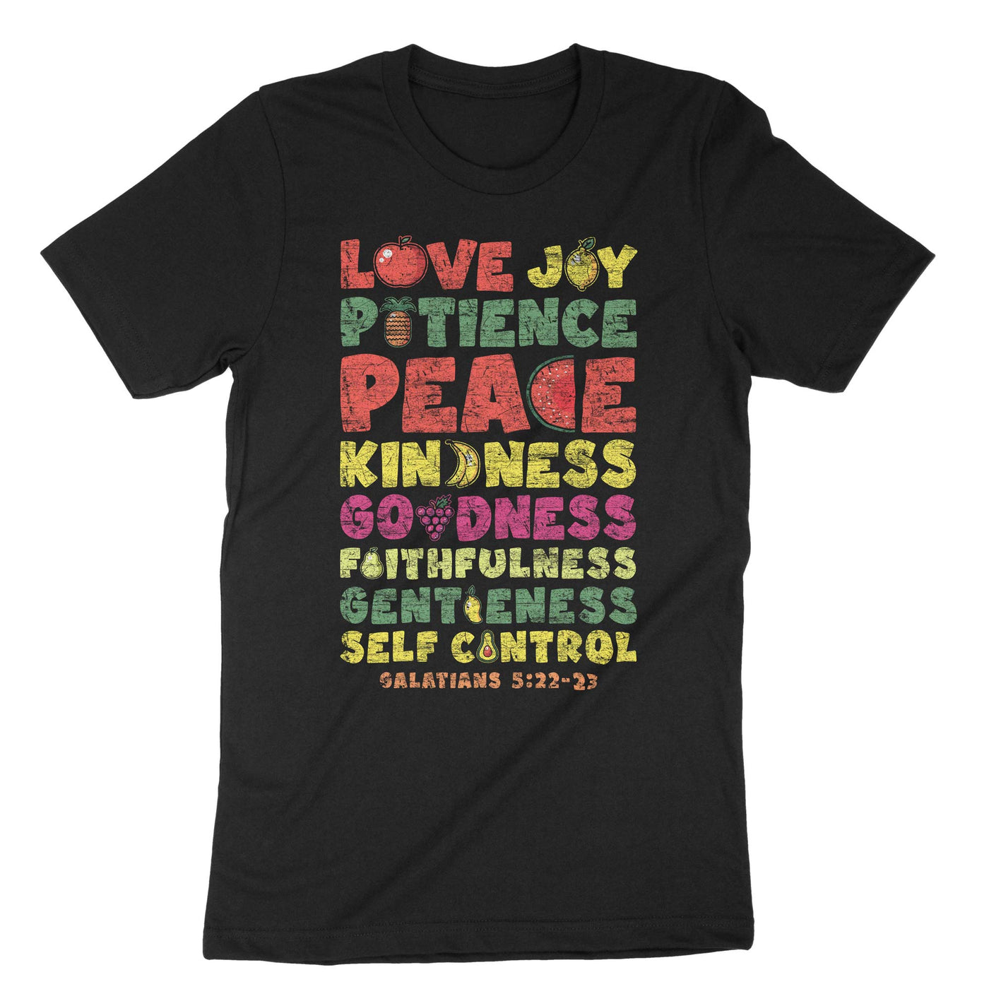 Black The Fruit Of The Spirit T-Shirt#color_black