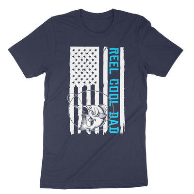 Navy Reel Cool Dad T-Shirt#color_navy