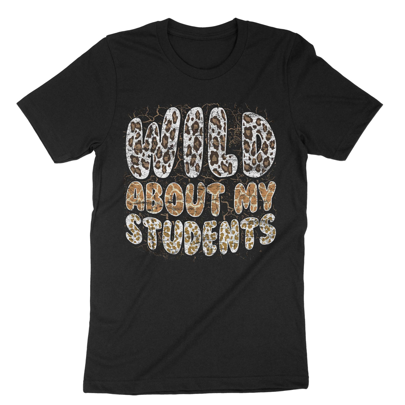 Black Wild About My Students T-Shirt#color_black