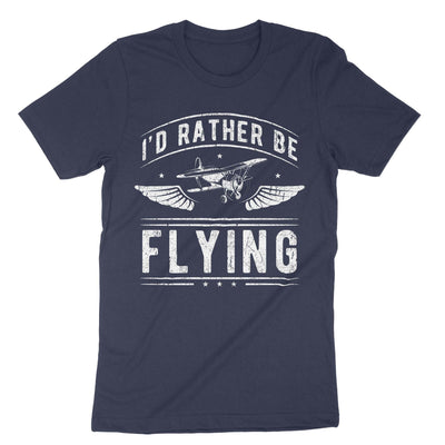 Navy Id Rather Be Flying T-Shirt#color_navy