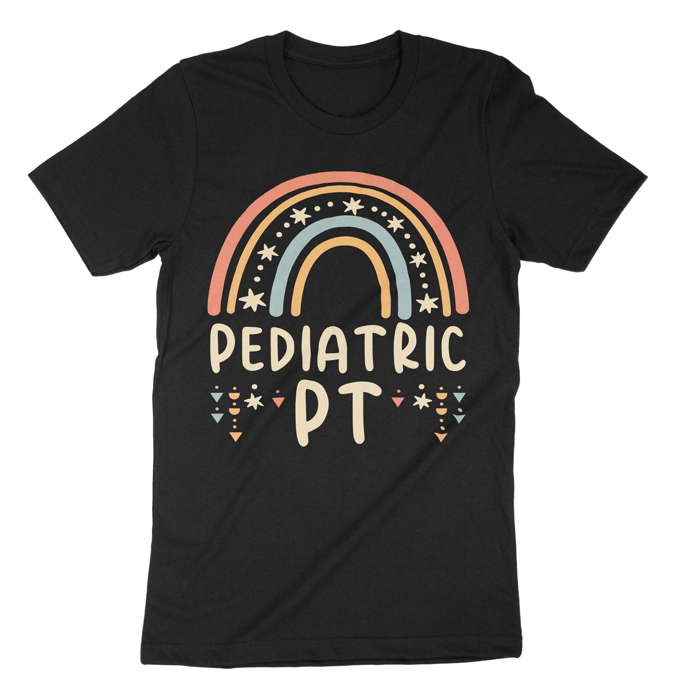 Black Pediatric Physical Therapist T-Shirt#color_black