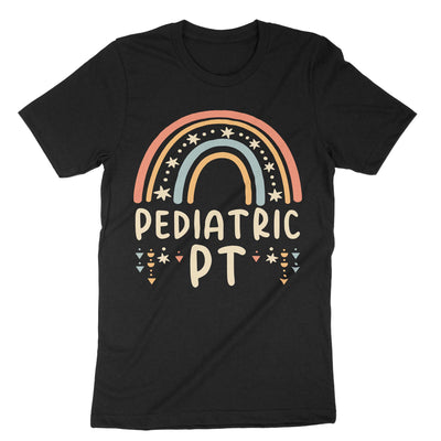 Black Pediatric Physical Therapist T-Shirt#color_black