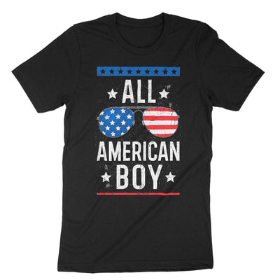Black All American Boy T-Shirt#color_black